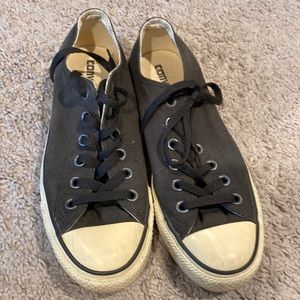 Gray and cream Converse size 6.5 men’s or 8.5 women’s